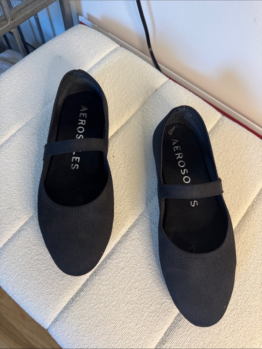 Aerosoles Black Mary Jane Flats